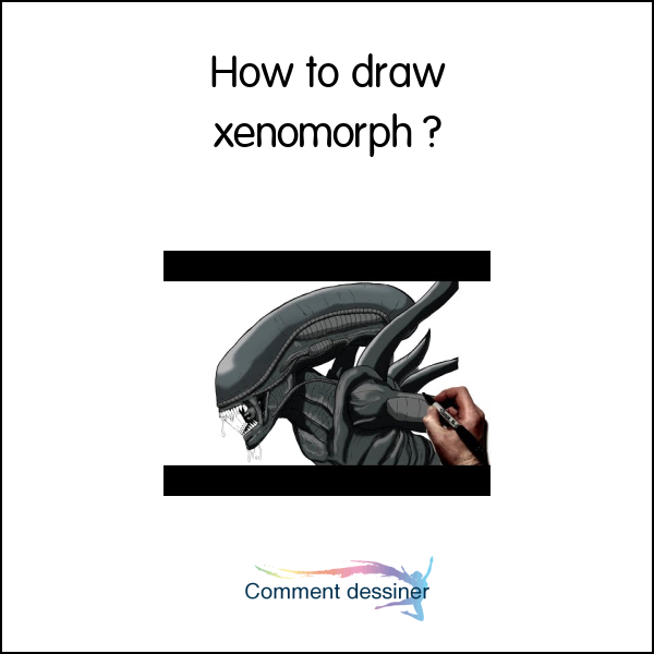 How to draw xenomorph